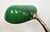 Metal Vintage Green Enamel Bank Lamp, 1950s For Sale - Image 7 of 18