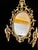Mid 20th Century Set of 3, Rococo Style Giltwood Wall Mirror Set For Sale - Image 6 of 12