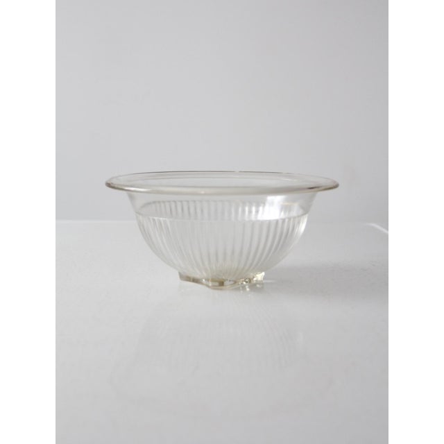 Vintage Federal Ribbed Glass Bowl Chairish