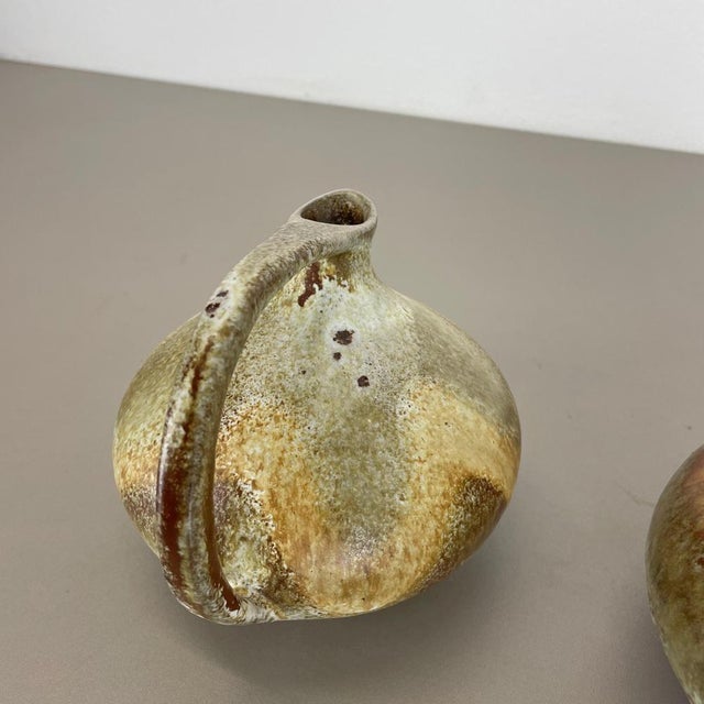Pottery Vases 313 by Kurt Tschörner for Ruscha, Germany, 1960s, Set of 2 For Sale - Image 12 of 18