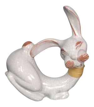 1930s Ceramic Rabbit Attributed to Walter Bosse