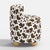 Not Yet Made - Made To Order Spritely Home Andi Vanity Chair in Silhouette Floral Chocolate For Sale - Image 5 of 6