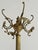 Metal Vintage Brass Hall Stand with Rotating Crown and Lower Hook Ring, 1960s For Sale - Image 7 of 18