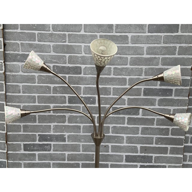 Mid-Century Modern Mid Century Modern 5 Flex Arm Floor Lamp For Sale - Image 3 of 7