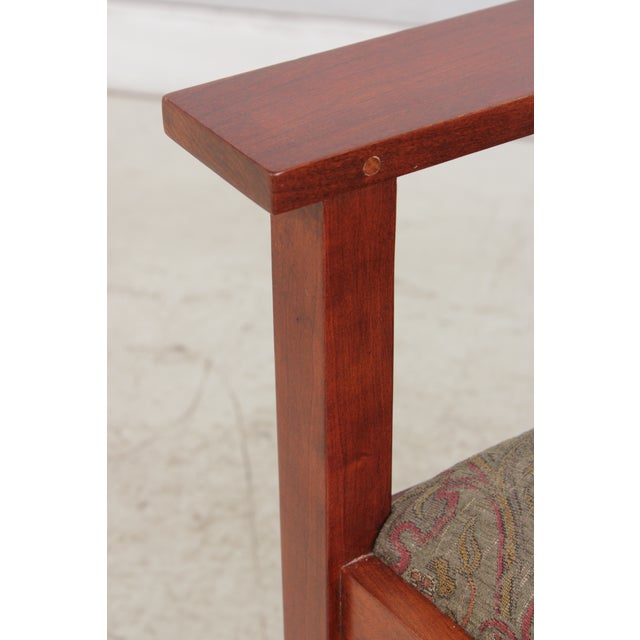 Stickley Harvey Ellis Cherry Mission Style Settee For Sale - Image 14 of 18