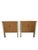 Pair of Cream Henry Link Style Faux Bamboo Nightstands For Sale - Image 9 of 12