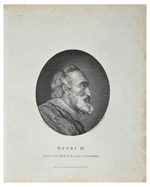 Thomas Holloway, Portrait of Henry IV, Original Etching, 1810