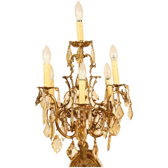 Brown Wall Lamps, 1860, Set of 5 For Sale - Image 8 of 18