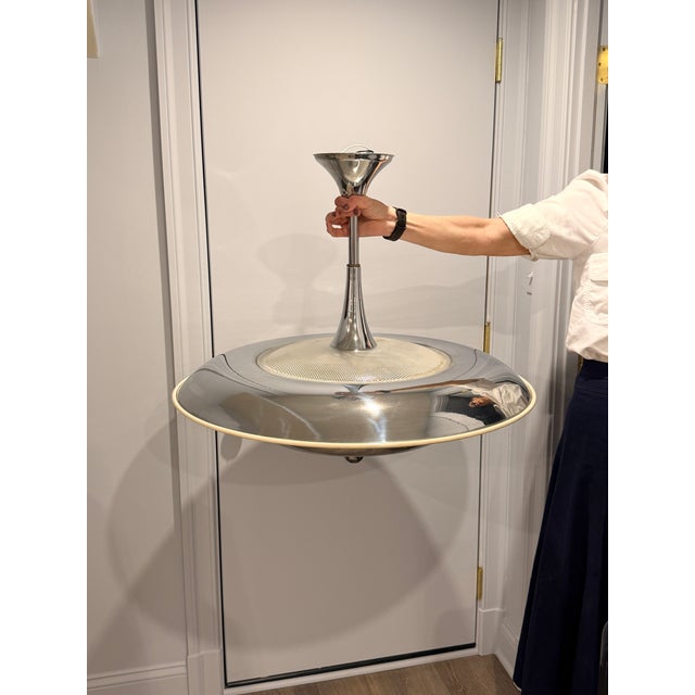 Mid-Century Modern Retro German Pendant Light From Florian Schulz For Sale - Image 3 of 13