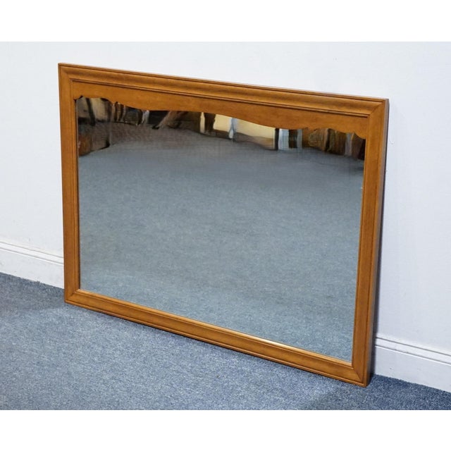 American Sprague & Carleton Solid Hard Rock Maple Colonial Early American 48" Mirror 210-B150 601-88 For Sale - Image 3 of 6