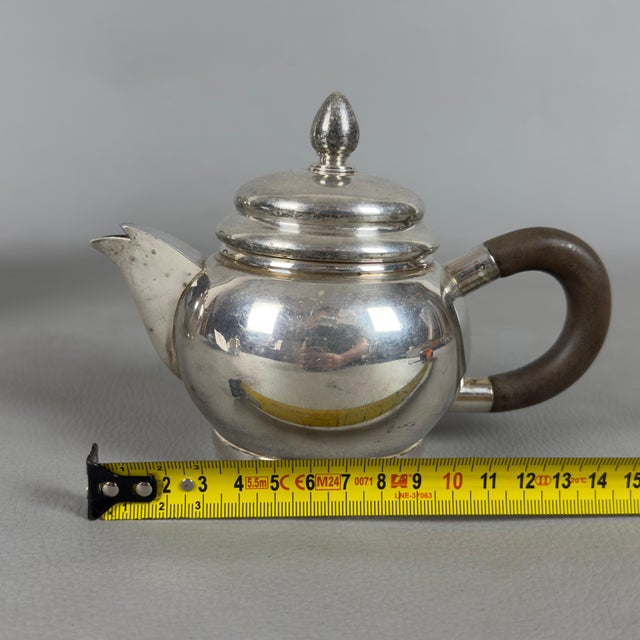 Antique Silver Plated Tea Set, 1900s, Set of 3 For Sale - Image 10 of 11