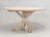 White Country French White Washed Round Kitchen/Dining Table (6) Chairs For Sale - Image 8 of 17