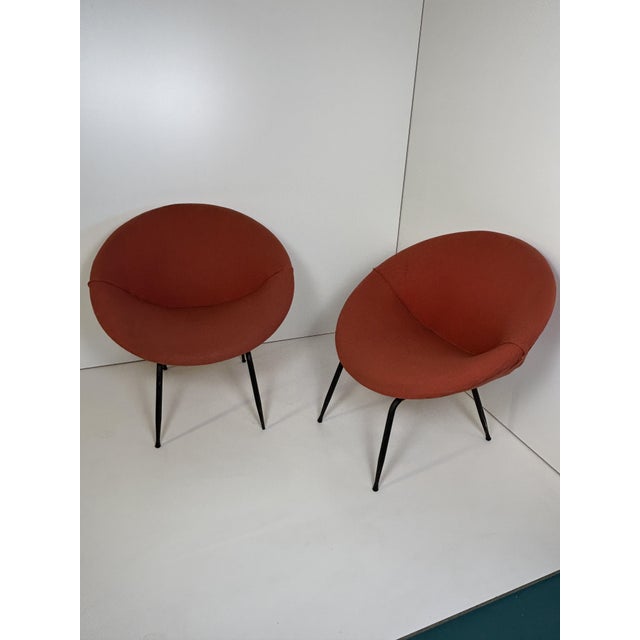 Vintage Lounge Chairs, 1960s, Set of 2, in Very Good conditions. Designed 1960 to 1969
