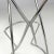 Postmodern Italian Chromed Metal Round Base Stool with Footrest For Sale - Image 15 of 18
