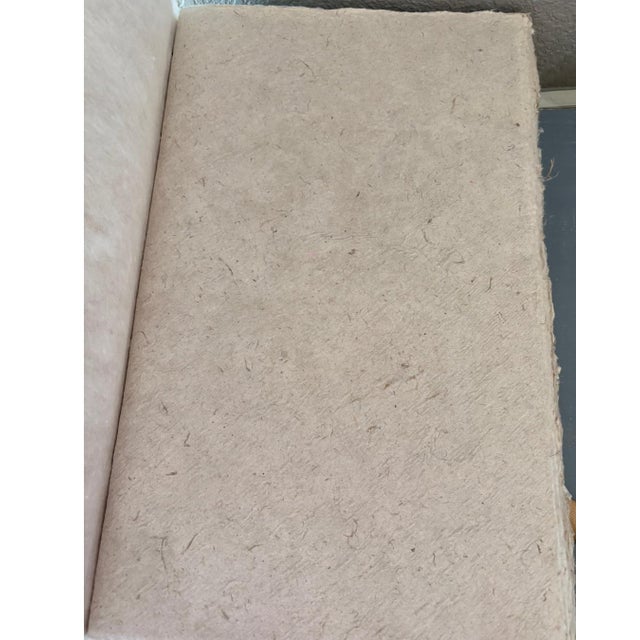 Textile Restoration Hardware Oversized 18th C French Handcrafted Journal Large Decorative Book For Sale - Image 7 of 12