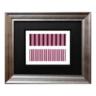 Modern Josef Albers Original Silkscreen 1963 [XIII-2b] Limited Ed. W/Archival Frame For Sale
