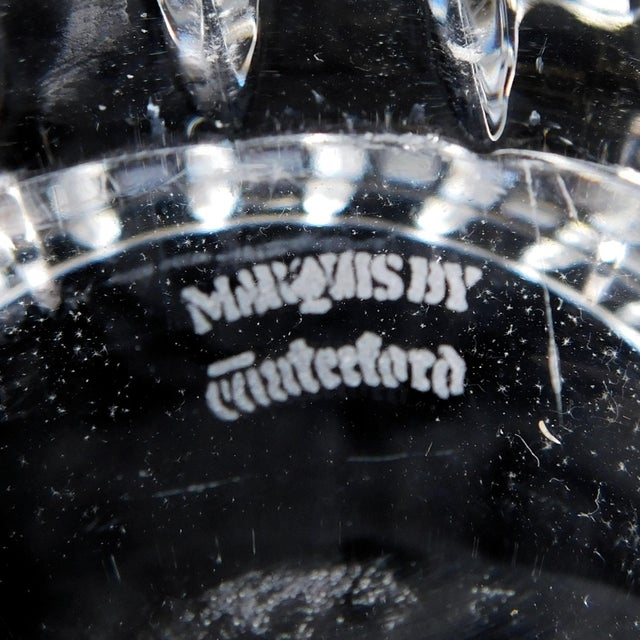 1990s Waterford Quadrata 9 Inch Round Serving Bowl For Sale - Image 4 of 5