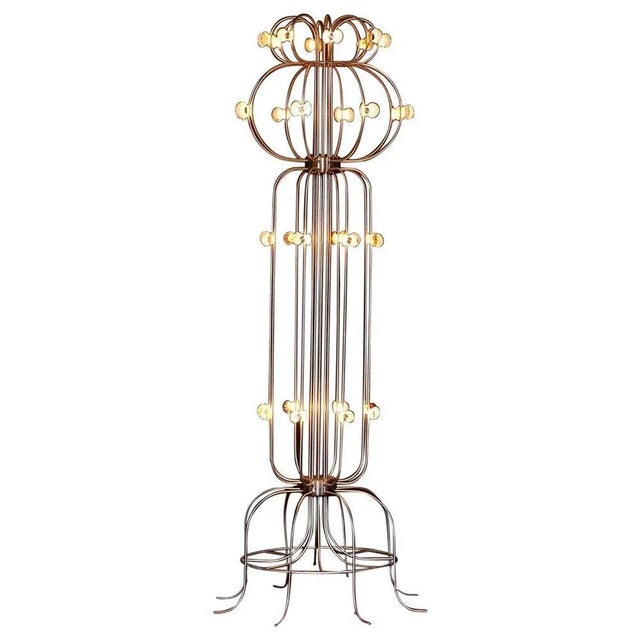 Floor Lamp with the Shells in Metal and Aluminum by Touch with Eyes For Sale - Image 9 of 9