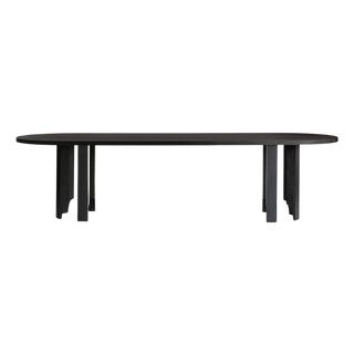 Acer 240 Capsule Oval Dining Room Table in European Oak by Mokko Amsterdam For Sale