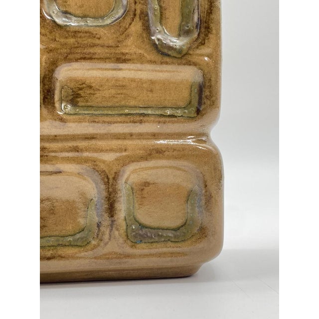 Mid-Century Geometric Vase from Strehla Keramik, Germany, 1950s For Sale - Image 11 of 14