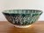 Vintage Italian Green Spongeware Bowl Pair For Sale - Image 6 of 9