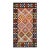 Pasargad Home Kilim Multi Wool Area Rug- 3' 5'' X 6' 6'' For Sale