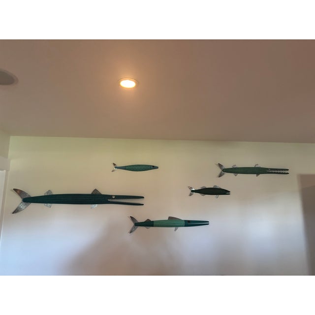 This is a set of 5 hand carved fish for the wall of home on the water or for someone who just loves to fish! Each fish is...
