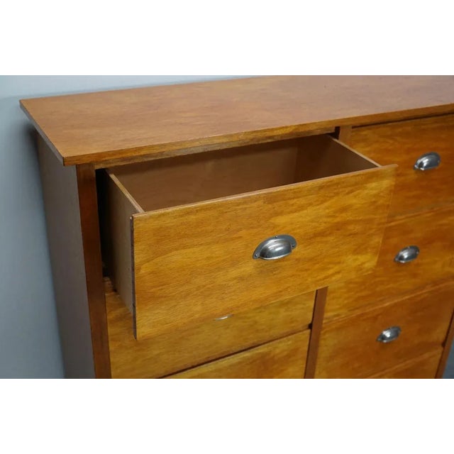 German Oak Apothecary Cabinet, Mid-20th Century For Sale - Image 11 of 18