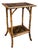 19th Century English Bamboo Side Table For Sale