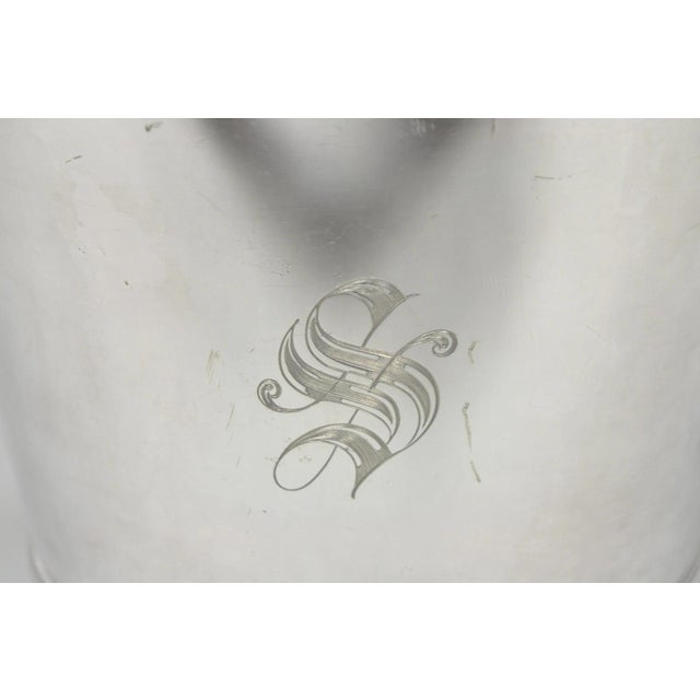 International Wilcox English Regency Silver Plated Champagne Ice Bucket "S" Mono For Sale - Image 15 of 18