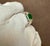 Modern 3 Ct Emerald Cut Colombian Emerald & 0.8 Ct Yellow Diamond Ring 18Kt White Gold For Sale - Image 3 of 8