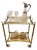 Hollywood Regency Bar Cart in Brass, 1950s For Sale