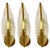 Metal Vintage Italian Glass Wall Lights by Gaetano Sciolari, 1980, Set of 3 For Sale - Image 7 of 7