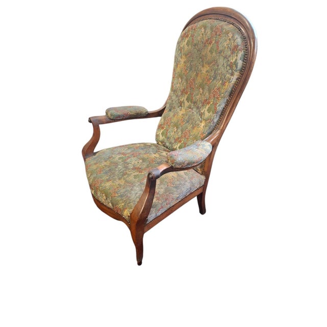 Italian Paolina Armchair with Fabric, 1890 For Sale - Image 16 of 16