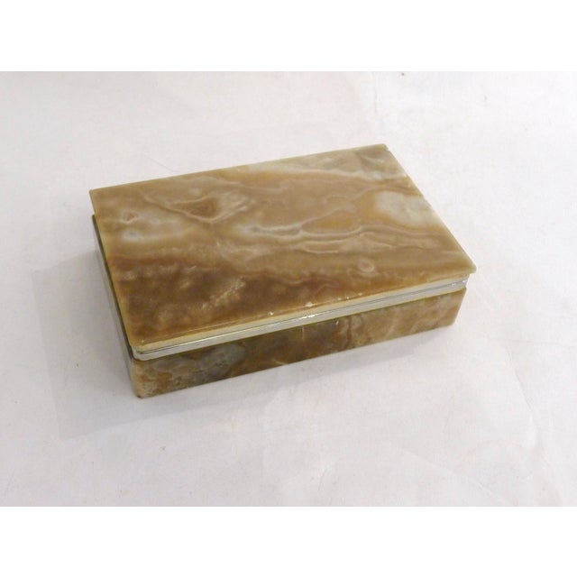 Large Italian Onyx Box, 1960s For Sale - Image 12 of 12