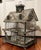 19th Century Antique 19th Century French Tole & Wire Victorian House Form Bird Cage For Sale - Image 5 of 15
