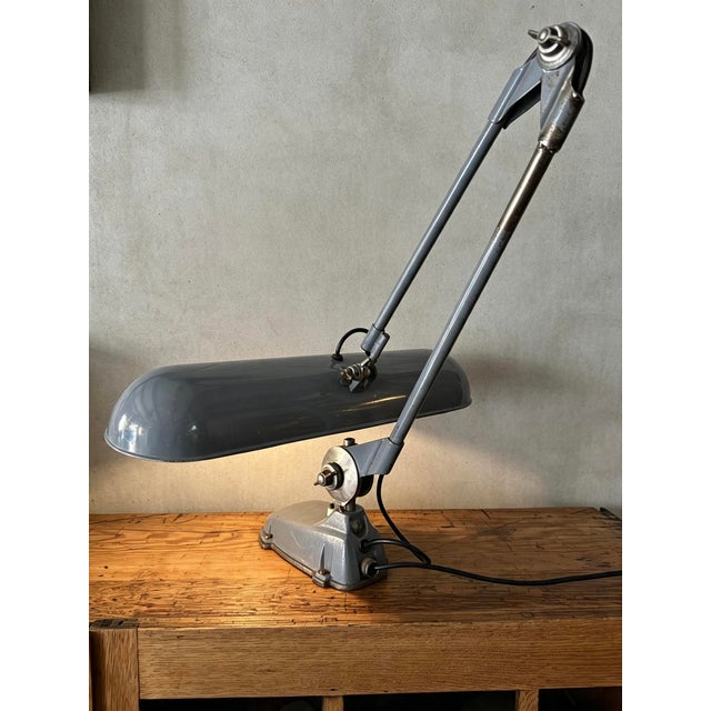 1970s Large Desk Lamp by Ernst Rademacher for Rademacher, 1960s For Sale - Image 5 of 11