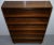 Wood Mid-Century Modern Pattern Ring Oberflaf Treatment Bookcase For Sale - Image 7 of 18