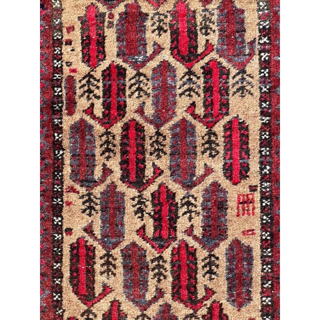 Small Vintage Baluch Rug, 1950s For Sale - Image 6 of 14
