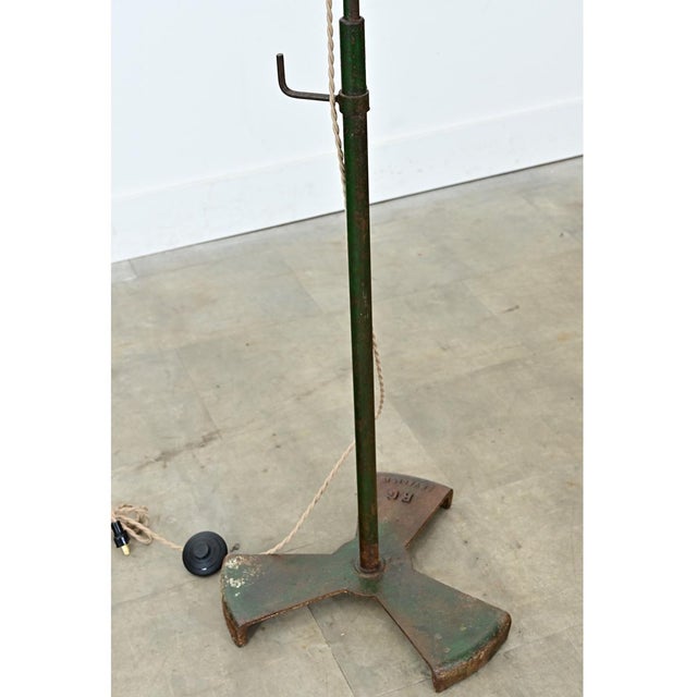 Mid 20th Century Mid 20th Century French Adjustable Industrial Floor Lamp by RG Levallois For Sale - Image 5 of 12