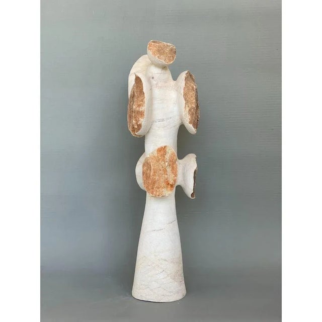 Contemporary After Nature Hand Carved Marble Sculpture by Tom Von Kaenel For Sale - Image 3 of 8