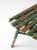 Antique Green Painted Rustic Adirondack Chair For Sale - Image 11 of 17