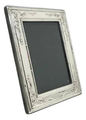 English Silver Picture Frame by P.J. Panton, 1985