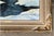Blue Fernand Gaulin Signed Winter Landscape Oil Painting, 1973 For Sale - Image 8 of 17