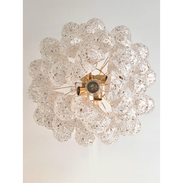2020s Contemporary Mid-Century Modern "Conchiglie" Murano Glass Gold Chandelier For Sale - Image 5 of 8