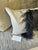 African Ostrich Navy Pillow For Sale - Image 3 of 4