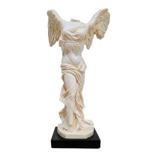 A. Santini “Winged Victory of Samothrace” Classic Figure Sculpture, Signed, Made in Italy For Sale