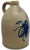Excellent Antique American 2 Gallon Blue Decorated Stoneware Jug by F B Norton & Co. Worcester Massachusetts 1880s For Sale - Image 4 of 18