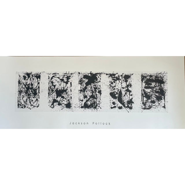 This remarkable screen print of Jackson Pollock’s Black and White Polyptych offers a unique insight into the artist’s...