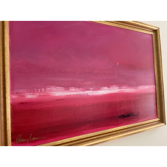 2000 - 2009 Barry Lantz Original Painting “Raspberry” Acrylic on Canvas For Sale - Image 5 of 7